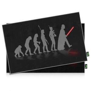 Jogo Americano Geek Side Faces Evolution Darth Vader - 2 peç..