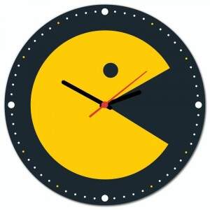 Relógio de Gamer Parede Pacman - Fábirca Geek