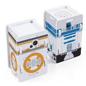 Kit Saleiro e Paliteiro Droids R2D2 E BB8 - Fábrica Geek