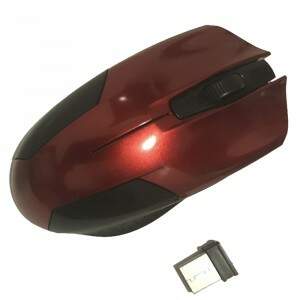 Mouse Gamer Wireless Vermelho SEM FIO 1000dpi 2.4ghz -  EILO..