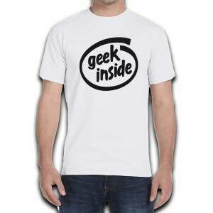 Camiseta Básica Branca - Geek Inside  - Lisa ..